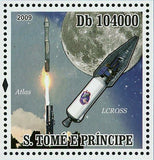 Space LRO LCROSS Stamp Atlas Launch on Lunar Journey S/S MNH #4139 / Bl.707