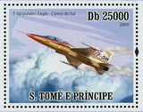 Asian Aircraft Stamp T50 Golden Eagle Portuguese Souvenir Sheet MNH #4193/Bl.720