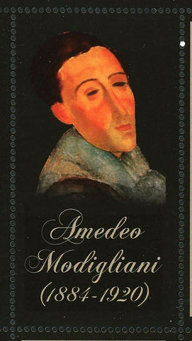 Amedeo Modigliani Stamp Nu Assis Portrait de Celso Lagar S/S MNH #3512-3517