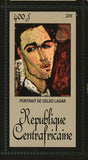 Amedeo Modigliani Stamp Nu Assis Portrait de Celso Lagar S/S MNH #3512-3517