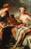 François Boucher Stamp Jaune Femme Avec Un Bouquet De Roses S/S MNH #3377/Bl.851