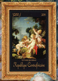 Paintings of François Boucher Stamp Putti Avec Des Oiseaux S/S MNH #3371 /Bl.845