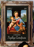 Paintings of Raffaello Sanzio Stamp La Vierge Garvagh S/S MNH #3255 / Bl.789