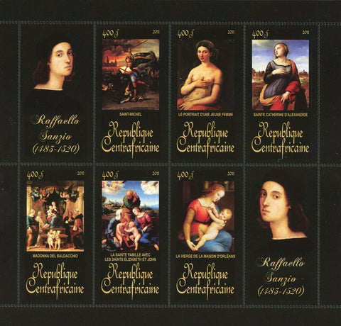 Raffaello Sanzio Stamp Saint-Michel La Vierge de la Maison D'orléans S/S MNH