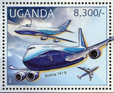 Airplanes Stamp Boeing 747-8 Reactor of Airbus A380 S/S MNH #2925 / Bl.398