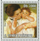 Paintings of American Impressionists Stamp Mary Cassatt S/S MNH #2832-2835