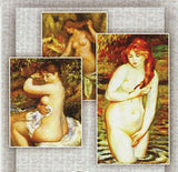 Paintings Renoir Stamp Bather Arranging Her Hair The Nymphs S/S MNH # 2828-2831