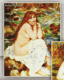 Paintings of Renoir Stamp Seated Bather After The Bath The Bather S/S MNH #2850