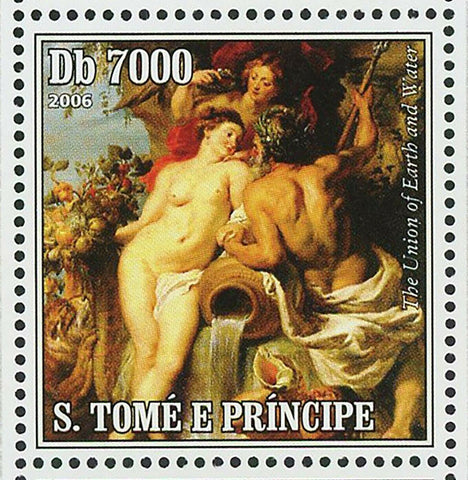 Paintings of Rubens Stamp The Union of Earth And Water S/S MNH #2808-2811