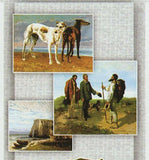 Paintings of Courbet Stamp The Woman in the Waves Sleep S/S MNH #2816-2819