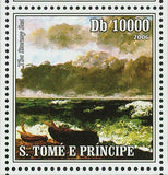 Paintings of Courbet Stamp The Woman in the Waves Sleep S/S MNH #2816-2819