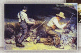 Paintings of Courbet Stamp The Source The Stone Breakers S/S MNH #2847 / Bl.552