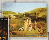 Paintings of Courbet Stamp The Source The Stone Breakers S/S MNH #2847 / Bl.552