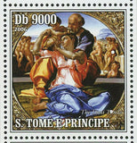 Masterpieces of Michelangelo Stamp Martyrdom of St. Peter S/S MNH #2804-2807