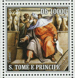 Masterpieces of Michelangelo Stamp Martyrdom of St. Peter S/S MNH #2804-2807