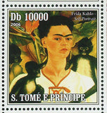 Spanish Paintings Stamp Salvador Dali Joan Miro Frida Kahlo S/S MNH #2840-2843
