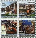 Dams & Animals Stamp Capra Ibex Nubiana Lynx Ailurus Fulgens S/S MNH #3757-3760