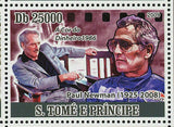 Paul Newman Stamp O Juiz Roy Bean Joanne Woodward S/S MNH #3832-3835