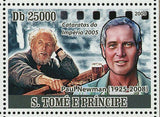 Paul Newman Stamp O Juiz Roy Bean Joanne Woodward S/S MNH #3832-3835