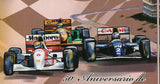 Ayrton Senna Stamp Formula 1 Racing Cars Sport Souvenir Sheet MNH #4333 / Bl.745