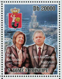 Lech Kaczynski Stamp Maria Kaczynska Pope Benedict S/S MNH #4564-4569