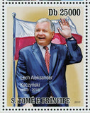 Lech Kaczynski Stamp Maria Kaczynska Pope Benedict S/S MNH #4564-4569