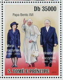 Lech Kaczynski Stamp Maria Kaczynska Pope Benedict S/S MNH #4564-4569