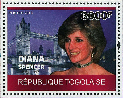 Princess Diana Stamp Spencer Royal Family Historical Figure S/S MNH #3553/Bl.521