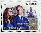 Royal Wedding Stamp Prince William of Wales Kate Middleton S/S MNH #4804 /Bl.817