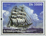 Sailing Ships Stamp Gorch Fock Adler von Lubeck S/S MNH #4812-4813 / Bl.819
