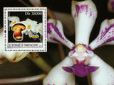 Orchids & Mushrooms Stamp Coelogyne Mooreana S/S MNH #2091 / Bl.426