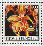 Orchids & Mushrooms Stamp Tylopilus Felleus Suillus Placidus S/S MNH #1995-2000