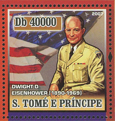 34th American President Stamp D. Eisenhower Disney Impressionism S/S MNH #2958