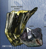 Minerals Stamp Cuprite Epidote Astrophyllite Topaz S/S MNH #2951 / Bl.613