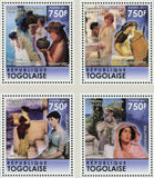 Lawrence Alma-Tadema Stamp Hero Difference Dopinion S/S MNH #4004-4007