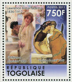 Lawrence Alma-Tadema Stamp Hero Difference Dopinion S/S MNH #4004-4007