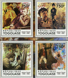 James Tissot Stamp Le Bal Deux Soeurs Autoportrait S/S MNH #4014-4017