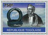 Charles Goodyear Stamp Cars Automobile Souvenir Sheet MNH #3784-3787