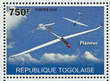 Aviation Acrobatics Stamp Glider Acrobatic Maneuvers Airplane S/S MNH #3649-3652