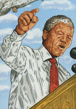 Nelson Mandela Stamp Activist Historical Figure Humanist S/S MNH #3277 / Bl.379