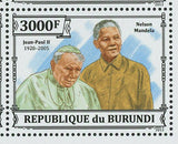 Nelson Mandela Stamp Mother Teresa Pope John Paul II S/S MNH #3273-3276