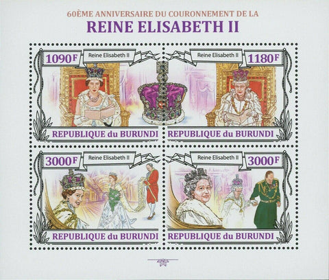 Queen Elizabeth II Stamp Rogal Family Historical Figure S/S MNH #3173-3176