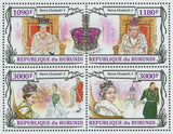 Queen Elizabeth II Stamp Rogal Family Historical Figure S/S MNH #3173-3176