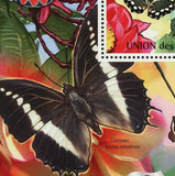 Butterflies Stamp Delias Eucharis Papilio Demodocus S/S MNH #2993 / Bl.620