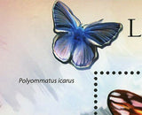 Butterflies Stamp Philanippon Polyommatus Icarus Siproeta Stelenes S/S MNH #2992