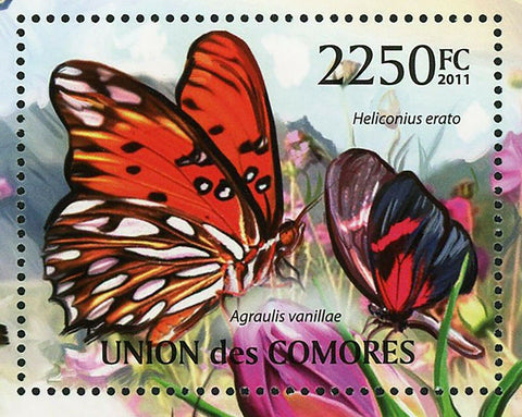 Butterflies Stamp Philanippon Polyommatus Icarus Siproeta Stelenes S/S MNH #2992