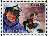 Princes of Wales Diana Spencer Stamp Royal Family S/S MNH #4953-4956