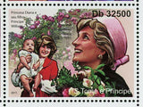 Princes of Wales Diana Spencer Stamp Royal Family S/S MNH #4953-4956