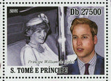 Royal Engagement Stamp Prince William of Wales and Kate Middleton S/S MNH