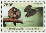 Owls Stamp Bird Tyto Alba Surnia Ulula Bubo Scandiacus S/S MNH #3894-3897